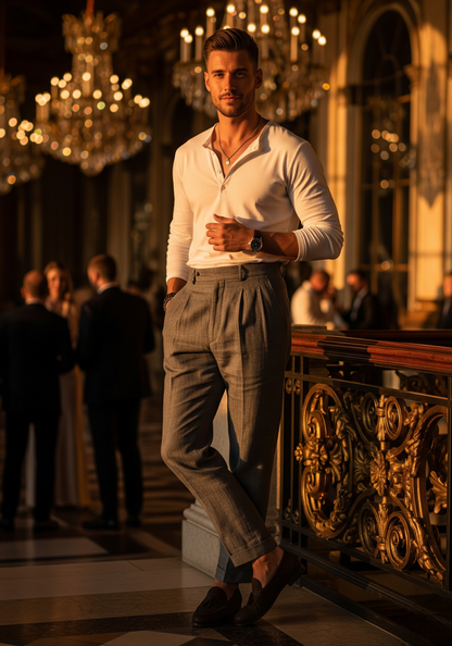 The Riviera Trouser - Grey