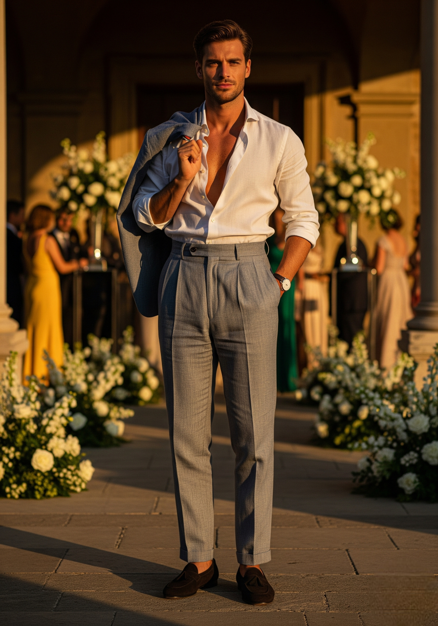 The Riviera Trouser - Grey